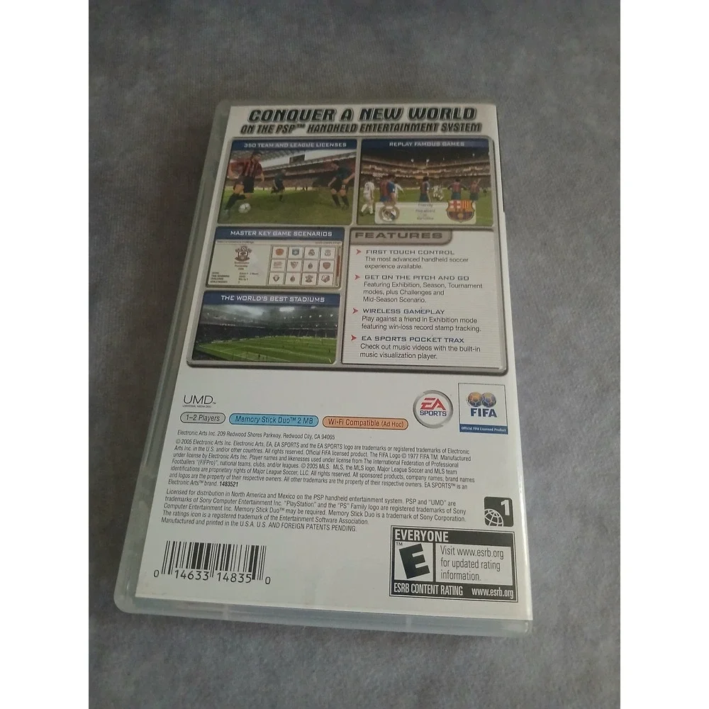 Sony PSP Game Bundle FIFA Soccer and Madden NFL 06 EA Sports UMD with Manuals